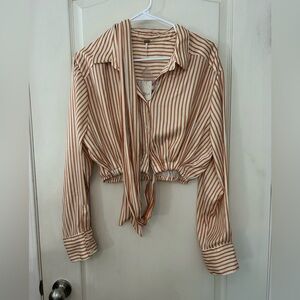 NWT Free People My Everything Wrap Top